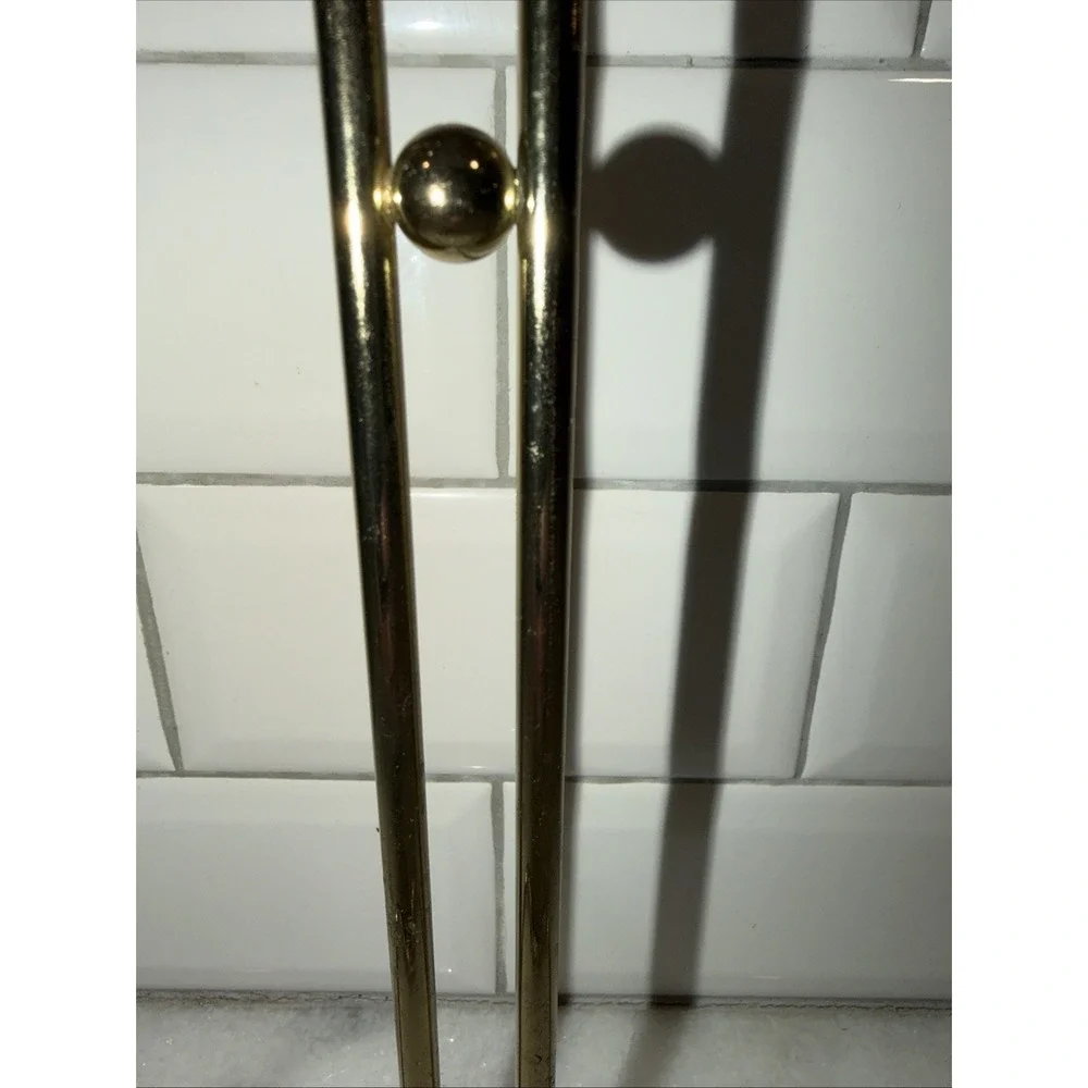 Vintage Gold Metal Hand Towel Stand Holder GW994